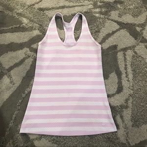NIKE - Purple Mesh Racerback Tank - M